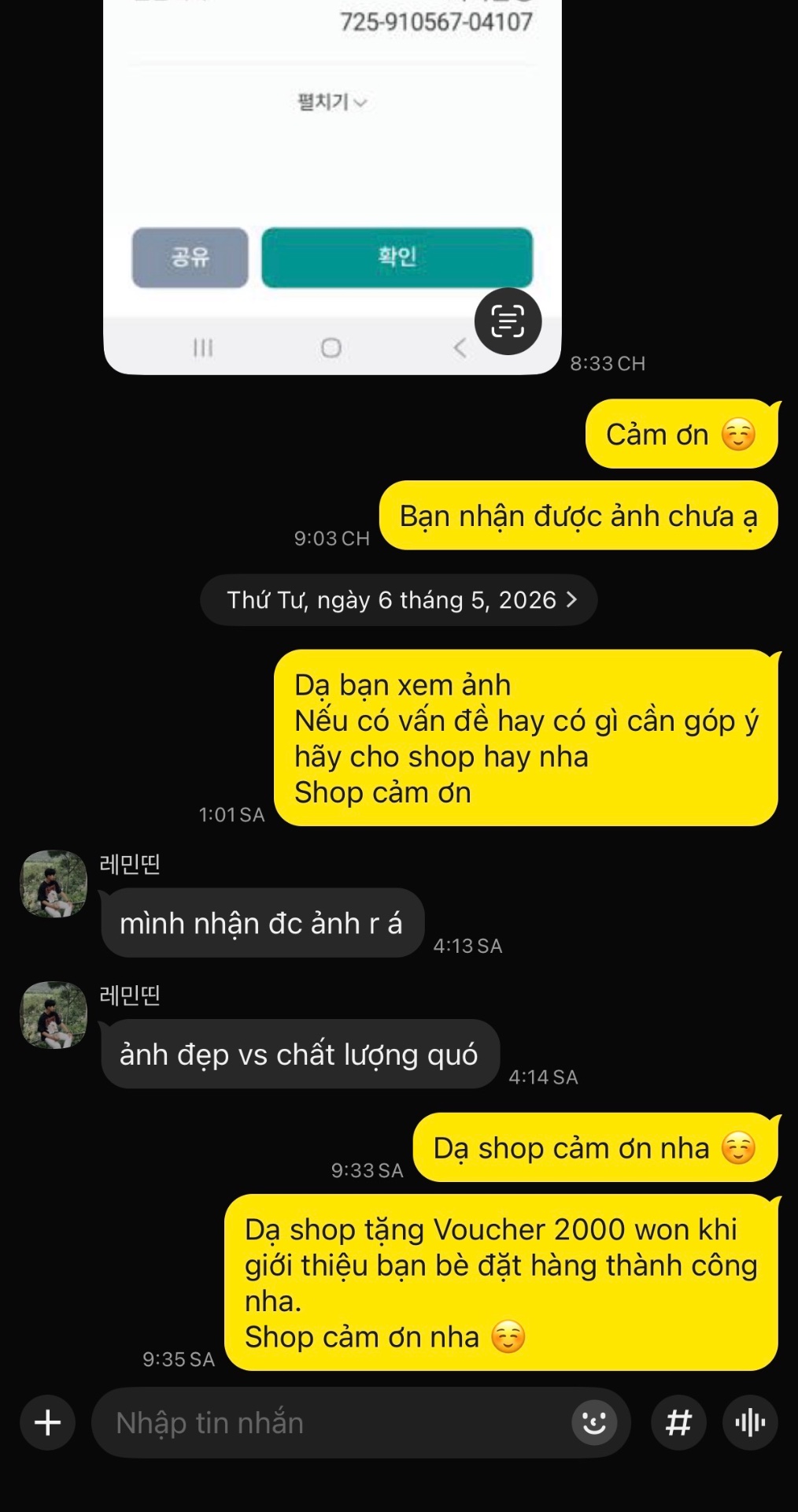 Feedback khách hàng 8